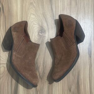 Born Fredrika suede ankle boots booties